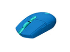 Logitech G G305 - Ratón - óptico - 6 botones - inalámbrico - 2.4 GHz - receptor inalámbrico USB - azul