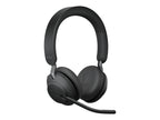 Jabra Evolve2 65 UC Stereo - Auricular - en oreja - Bluetooth - inalámbrico - USB-A - aislamiento de ruido - negro