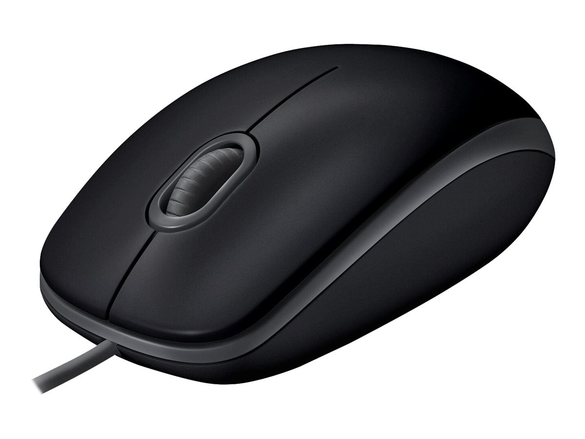 Logitech - Mouse - Wired - Black - M110 Silent