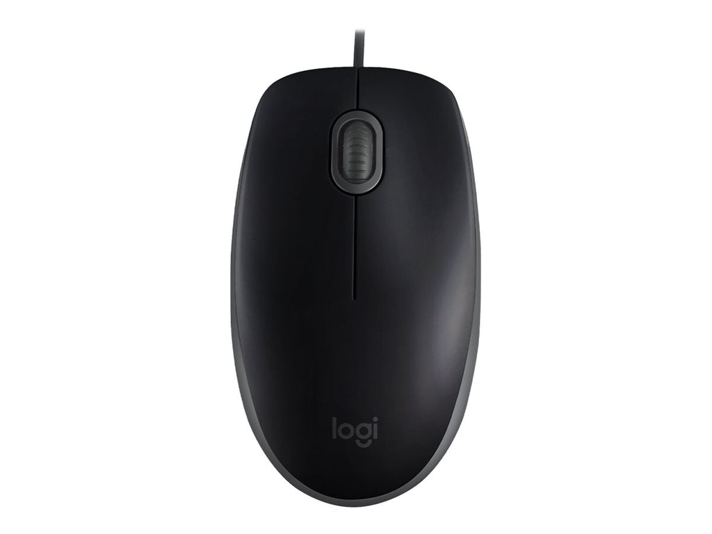 Logitech - Mouse - Wired - Black - M110 Silent