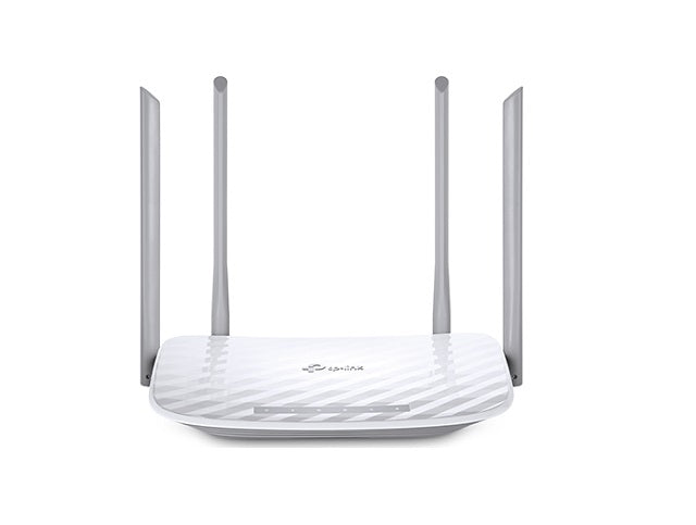 TP-LINK Archer C50 - Wireless router - 4-port switch - 802.11a/b/g/n/ac - doble banda AC1200 - Velocidad 300 Mbps a 2.4 GHz + 867 Mbps a 5 GHz - 4× Antenas, 1× Puerto WAN 10/100M + 4× Puertos LAN 10/100M- Aplicación Tether - WPA3