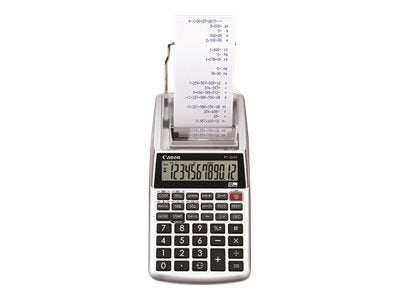 Canon P1-DHV-3 - Calculadora impresora - LCD - batería - plata