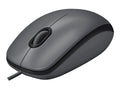 Logitech M90 - Ratón - diestro y zurdo - óptico - cableado - USB