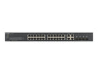 Zyxel GS1920-24v2 - Conmutador - inteligente - 24 x 10/100/1000 + 4 x Gigabit SFP combinado - montaje en rack