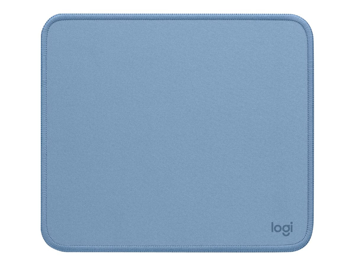 Logitech Studio Series - Alfombrilla de ratón - base de goma antideslizante, fácil deslizamiento, superficie resistente a salpicaduras - gris azulado