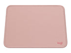 Logitech Studio Series - Alfombrilla de ratón - base de goma antideslizante, fácil deslizamiento, superficie resistente a salpicaduras - rosa oscuro