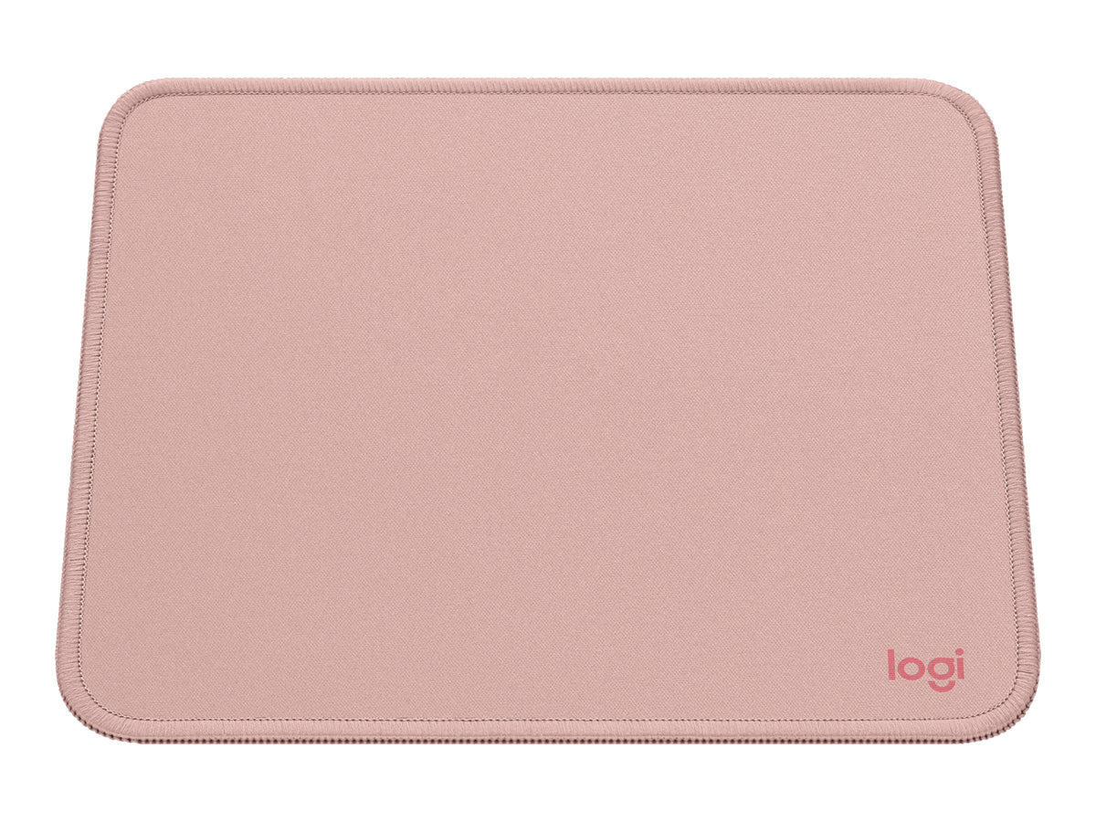 Logitech Studio Series - Alfombrilla de ratón - base de goma antideslizante, fácil deslizamiento, superficie resistente a salpicaduras - rosa oscuro