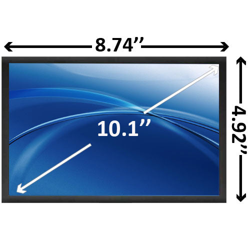Pantalla para laptop 10.1" WSVGA (1024x600) 40 pines LED