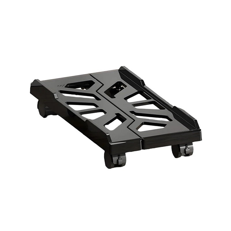 Base T-VISION para ordenador, ajustable con ruedas, Negro