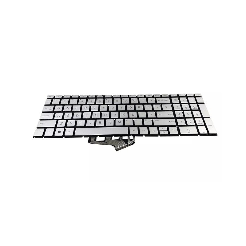 Teclado para HP  ENVY 17m-ce 17m-ce1013dx 17m-ce0013dx, con retroiluminación, Inglés, plateado
