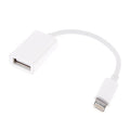 Adaptador Lightning a USB 3.0 Hembra OTG para IPHONE, Blanco
