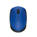 Ratón inalámbrico LOGITECH M170, 1000DPI, receptor USB, Negro/Azul