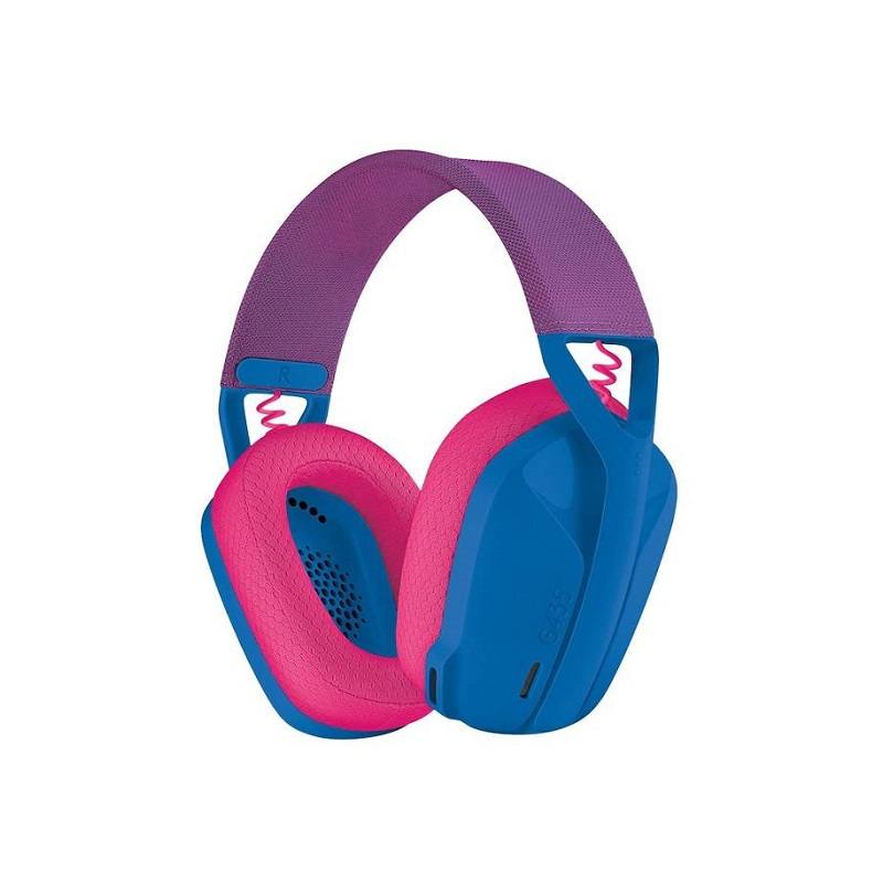 Headset Gaming Logitech G435 LIGHTSPEED, conexión inalámbrica, Dolby Atmos, PC, PS4/5, Móvil, N Switch, Azul