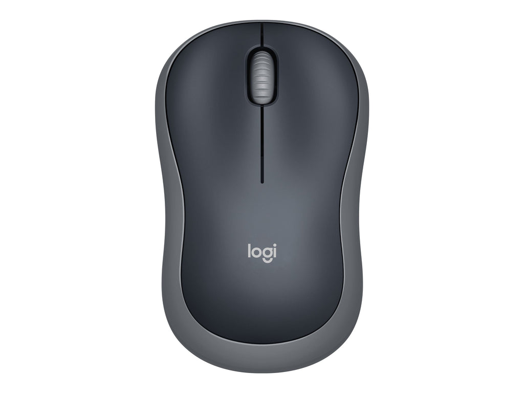 Logitech M185 - Ratón - óptico - 3 botones - inalámbrico - 2.4 GHz - receptor inalámbrico USB - gris vencejo