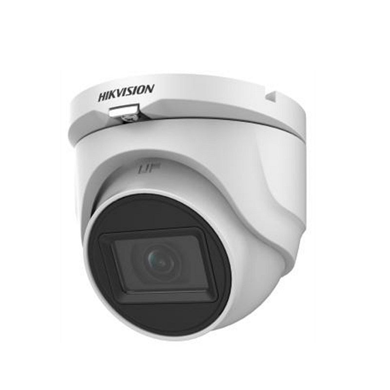 Cámara Domo Hikvision TVI/AHD/CVI/CVBS, 2.8mm, 2MP, IR 20m, IP67, Metal