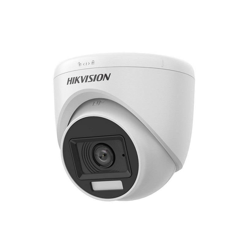 Cámara Domo Hikvision TVI/AHD/CVI/CVBS, 2.8mm, 5MP 3K, IR 20m, WDR, M12, Metal