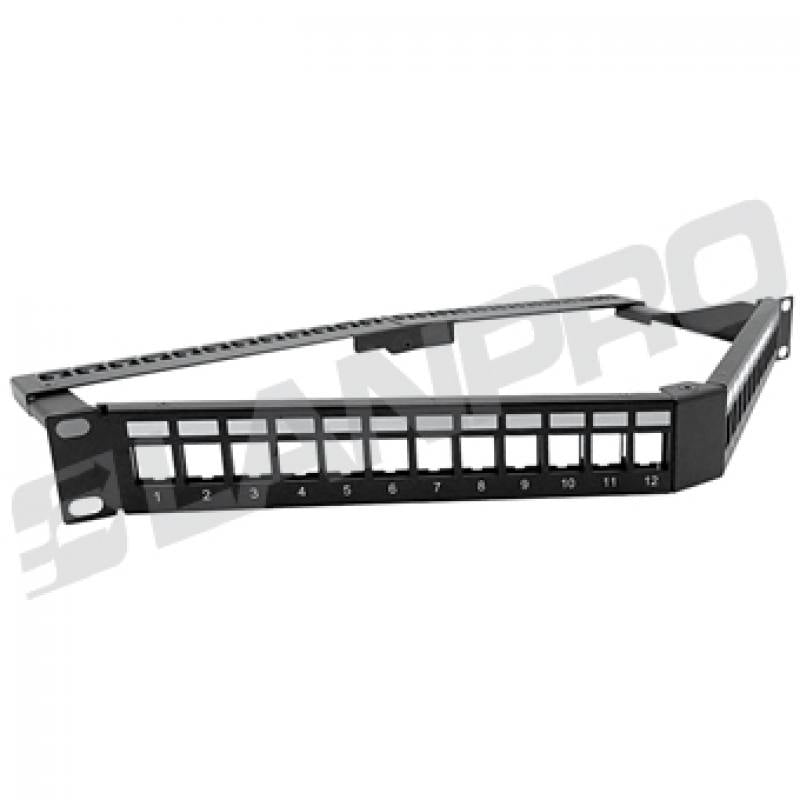 Patch Panel LANPRO Vacio modular Blindado serie 8000 de 24 Puertos