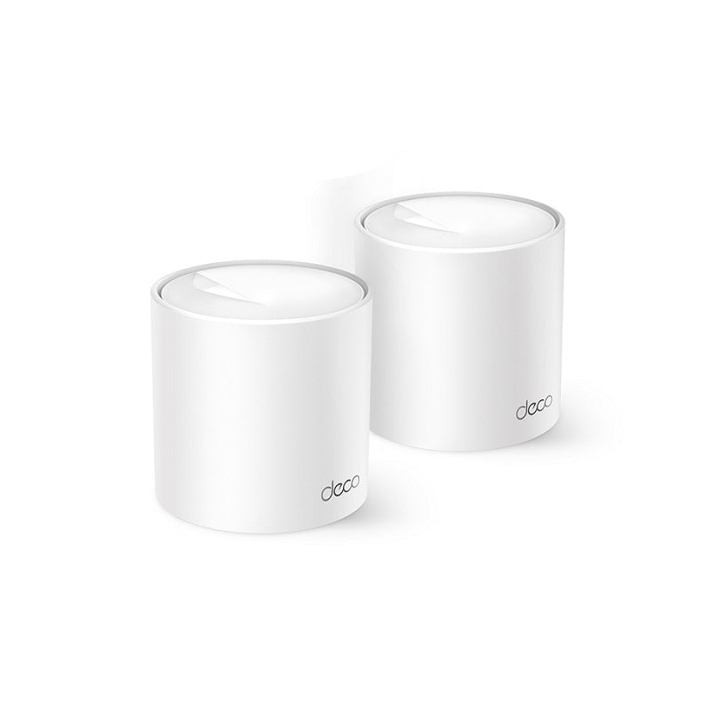 Router Inalambrico TP-Link DECO X10 Wi-Fi 6, Gigabit Dual Band AX1500, 300Mbps 2.4GHz y 1201Mbps 5GHz, (2-pack)