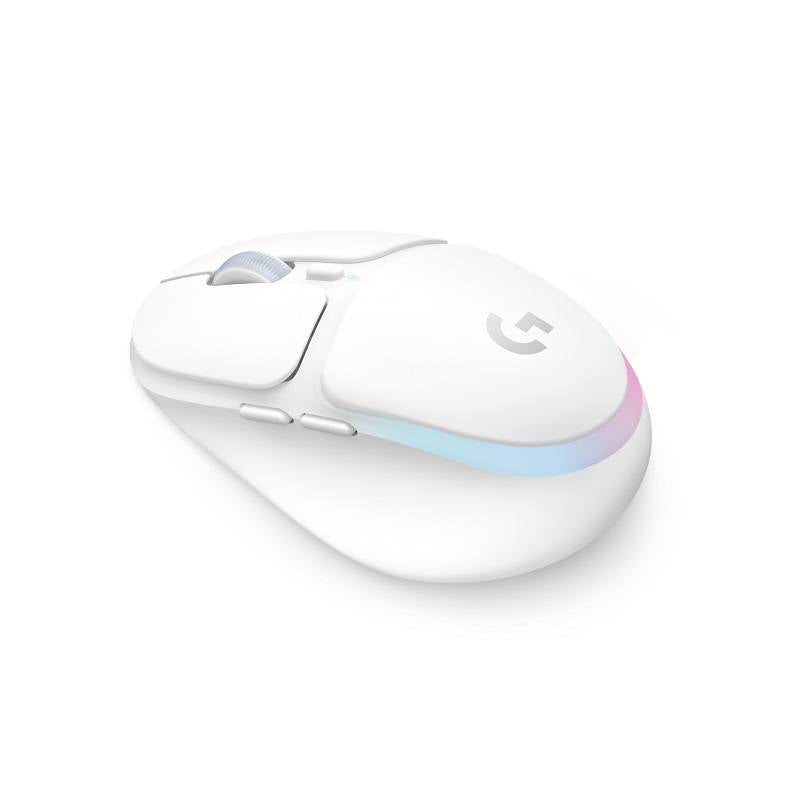 Ratón Gaming Logitech Aurora G705, Inalámbrico, Bluetooth, Plug USB, Óptico, 8200dpi, RGB, Blanco