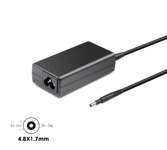 Cargador Generico para Laptop HP de 19.5V/3.33A 65W Conector de 4.8x1.7mm SLIM