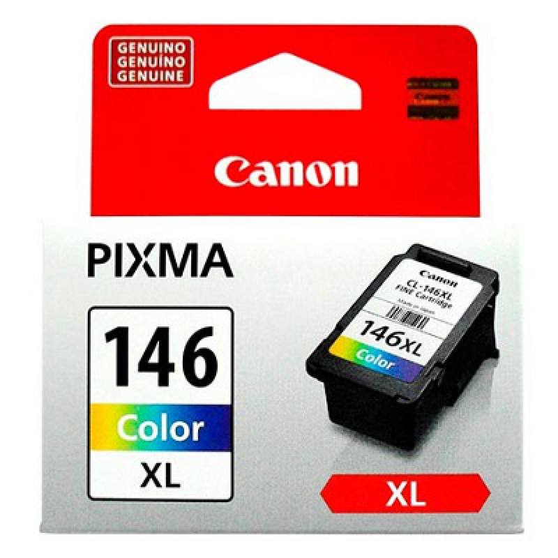 Cartucho de Tinta Canon 146XL Color, de Rendimiento alto para impresoras PIXMA MG2410, MG2510