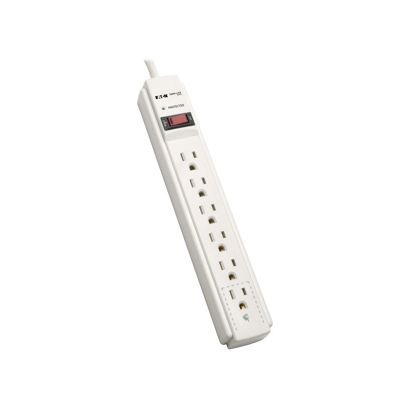Regleta Tripp-Lite de 6 salidas, con protector contra sobretensiones, 900 Joules, cables 6 pies (1.8M)