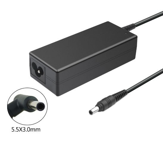 Cargador Generico para Laptop SAMSUNG de 19V 3.16A, 65Watts, Conector de 5.5mm X 3.0mm