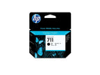 HP 711 - 80 ml - negro - original - cartucho de tinta - para DesignJet T100, T120, T120 ePrinter, T125, T130, T520, T520 ePrinter, T525, T530