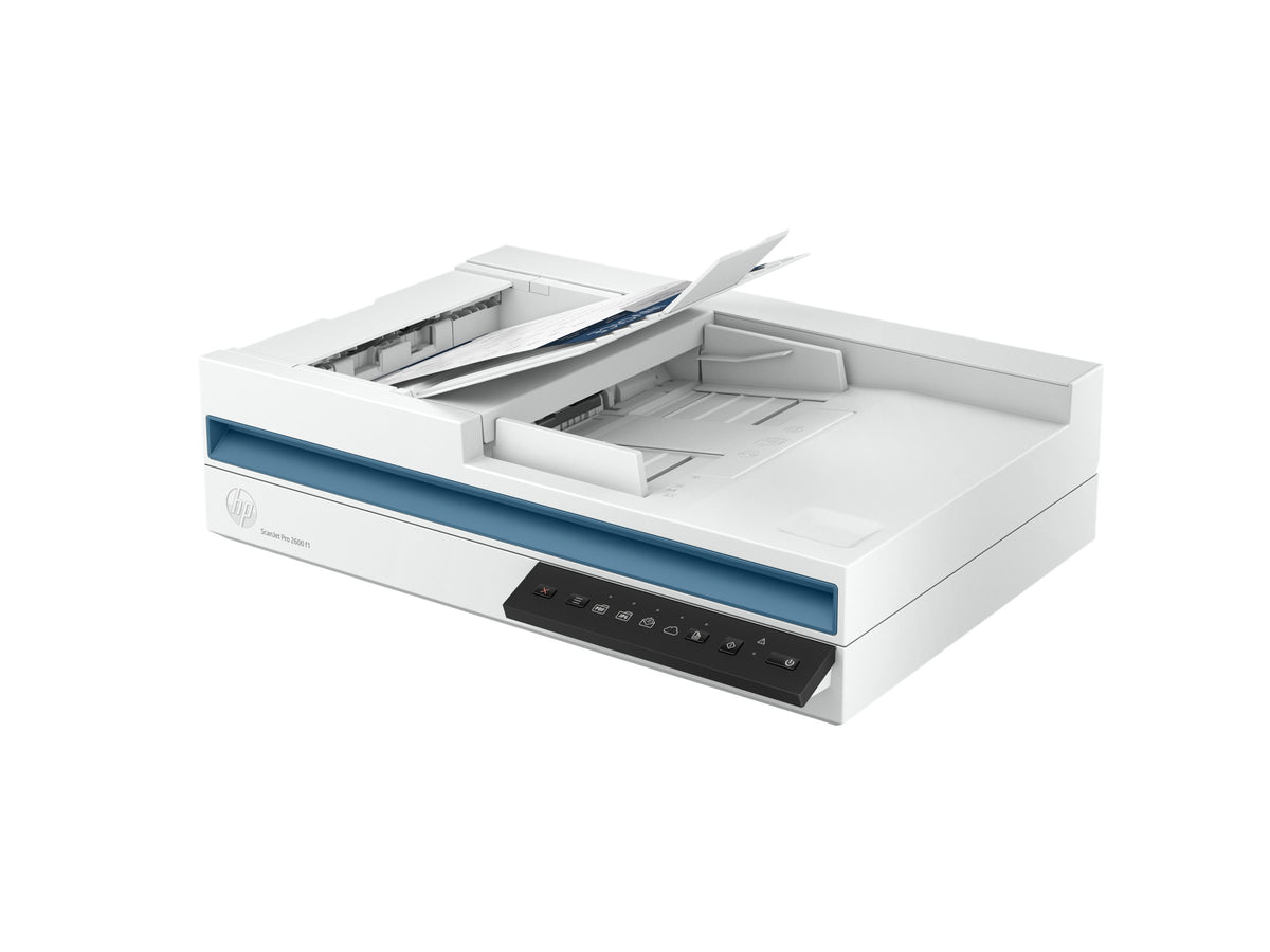 HP Scanjet Pro 2600 f1 - Escáner de documentos - CMOS / CIS - a dos caras - A4/Legal - 1200 ppp x 1200 ppp - hasta 25 ppm (mono) / hasta 25 ppm (color) - Alimentador automático de documentos (ADF) (60 hojas) - hasta 1500 exploraciones por día - USB 2.0