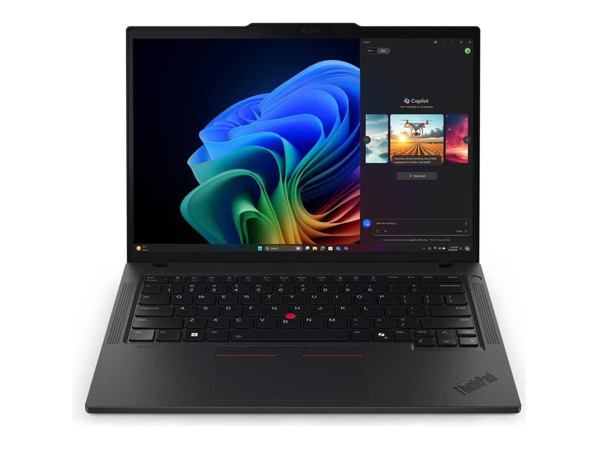 Lenovo ThinkPad T14 - Notebook - 14" - Intel Core Ultra 7 255U / 1.5 GHz - DDR5 SDRAM - 16 GB - 1 TB SSD - Integrated graphics - Windows 11 Pro - 3-year warranty