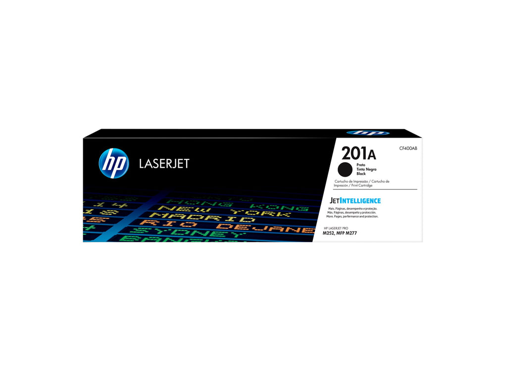 HP 201A - Negro - original - LaserJet - cartucho de tóner (CF400A) - para Color LaserJet Pro M252dn, M252dw, M252n, MFP M277c6, MFP M277dw, MFP M277n
