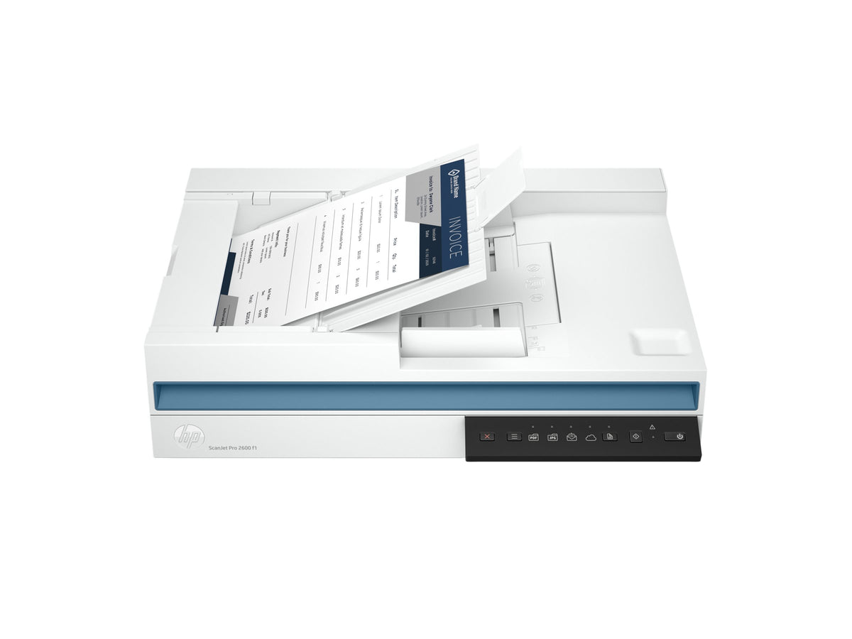 HP Scanjet Pro 2600 f1 - Escáner de documentos - CMOS / CIS - a dos caras - A4/Legal - 1200 ppp x 1200 ppp - hasta 25 ppm (mono) / hasta 25 ppm (color) - Alimentador automático de documentos (ADF) (60 hojas) - hasta 1500 exploraciones por día - USB 2.0