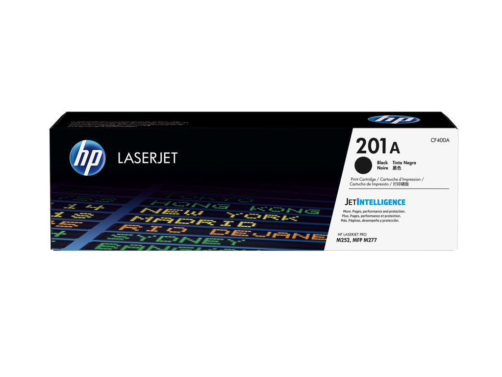 HP 201A - Negro - original - LaserJet - cartucho de tóner (CF400A) - para Color LaserJet Pro M252dn, M252dw, M252n, MFP M277c6, MFP M277dw, MFP M277n