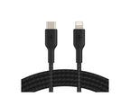 Belkin BoostCharge - Cable Lightning - 24 pin USB-C macho a Lightning macho - 1 m - negro - suministro de potencia USB (18W)