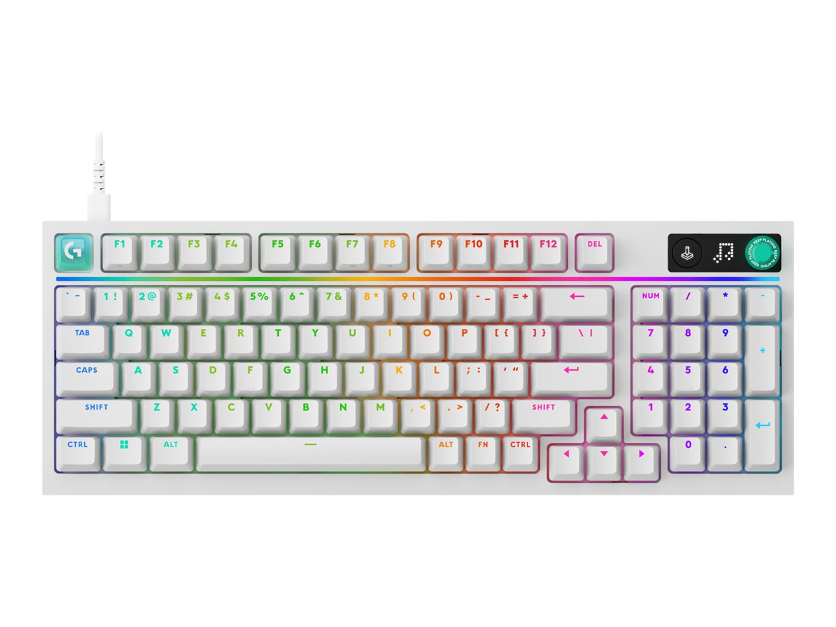 Logitech - Keyboard - Gamer G316 X 98 Blanco Ingles
