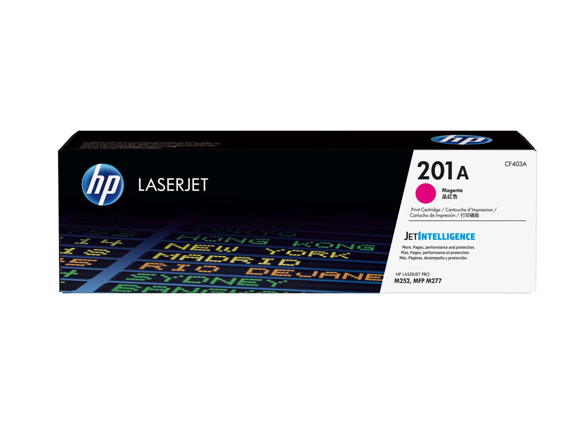 HP 201A - Magenta - original - LaserJet - cartucho de tóner (CF403A) - para Color LaserJet Pro M252dn, M252dw, M252n, MFP M277c6, MFP M277dw, MFP M277n