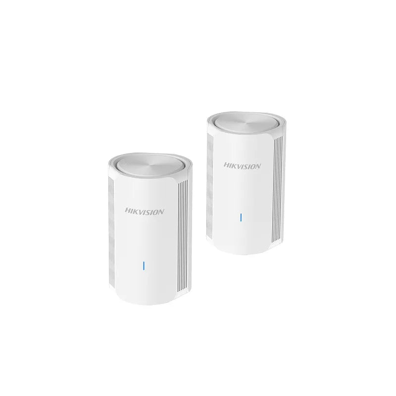 Router Inalámbrico Hikvision DS-3WRM12GC/2, WiFi, 1200Mbps, 3 Puertos 10/100/1000Mbps, Sistema Mesh (Pack de 2)
