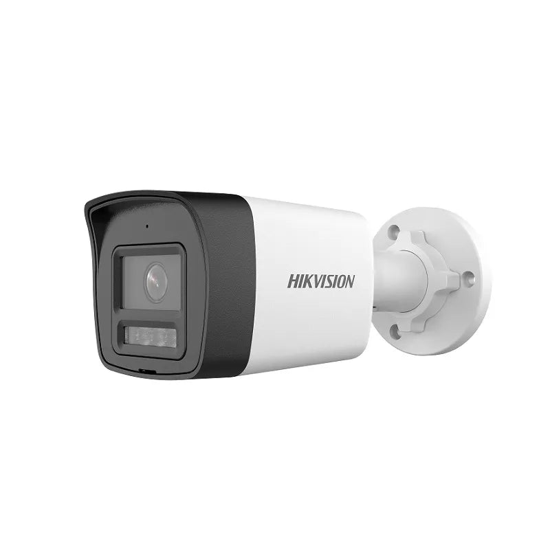 Cámara IP Bullet Hikvision, POE, 2.8mm, 2MP, Smart Hybrid Light 3.0, IR 30m, Micrófono, IP67, Plástica