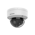 Cámara IP Domo Hikvision, POE, 2.8-12 mm, 4MP, Smart Hybrid Light 3.0, IR 30m, WDR, Micrófono, IP67, Plástico y Metal, Tipo Cúpula