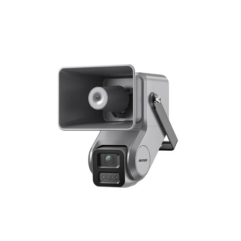 Cámara IP Bullet Hikvision, 2.8 a 12mm, 4MP, IR 50m, LB 20m, Bocina 7W, Doble Micrófono, IP67, Metal