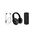 Combo audio 3 en 1 TOSHIBA, Headset + audífonos + Bocina, Conexión inalámbrica bluetooth, color negro