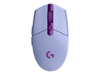 Logitech G305 Lightspeed - Ratón - óptico - 6 botones - inalámbrico - 2.4 GHz - receptor inalámbrico USB - lila