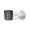 Cámara Bullet Hikvision TVI, AHD, CVI, CVBS, 2.8mm, 5MP 3K Dual Light, IR 30m, Micrófono, Outdoor/Indoor, IP67, Metal