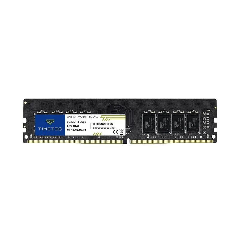 Memoria RAM DDR4 8GB 2666MHz PC4-2666V DIMM TIMETEC, CL19, 1.2V