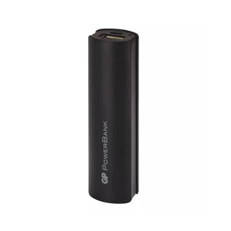 Barra de Batería Respaldo GP RC02AB, USB 2.0, Power Bank 2500mAh, 5V, Negro