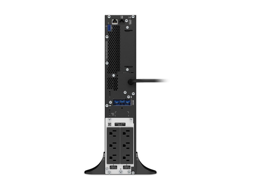 APC Smart-UPS SRT 1500VA - UPS (montaje en rack / externo) - CA 120 V - 1.35 kW - 1500 VA - RS-232, USB - conectores de salida: 6 - PFC - 2U - negro