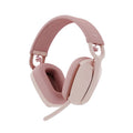 Headset Logitech Zone Vibe 100, conexión inalámbrica Bluetooth, Rosado