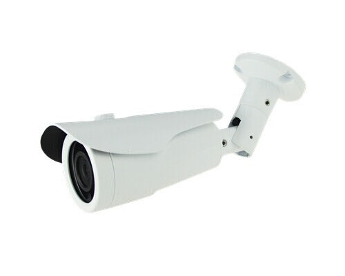 Camara Bullet Hibrida T-VISION AHD/TVI 3MP 2K, IR 60m, OSD, Zoom Manual, IP66 Waterproof, 2.8-12mm, Metal