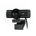 Webcam Logitech MX Brio, 8MP 4K UHD, micrófono incorporado, conexión USB-C Plug and Play, Negro