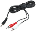 Cable de Audio tipo Y de 3 Metros Estereo a RCA x 2 - 10 Pies